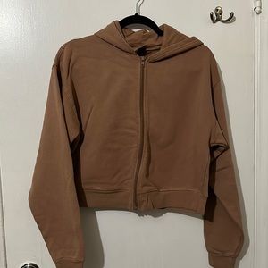 SKIMS cropped hoodie